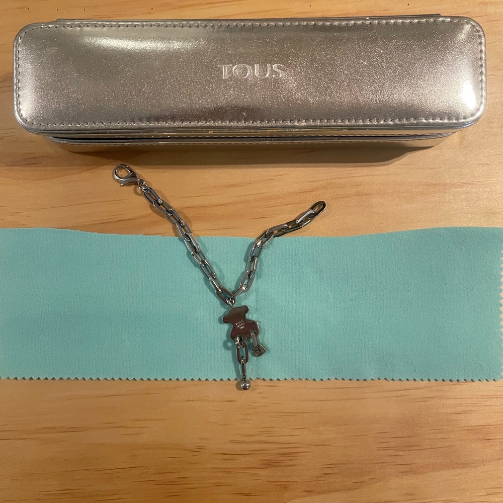 TOUS woman stainless steel bracelet (vintage)